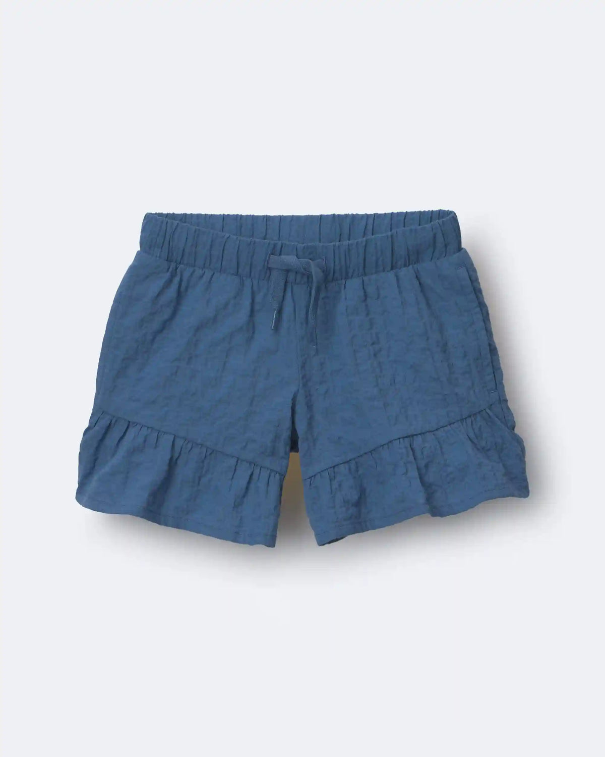 Toddler Girl Ruffle Butterfly Shorts - Slate Blue