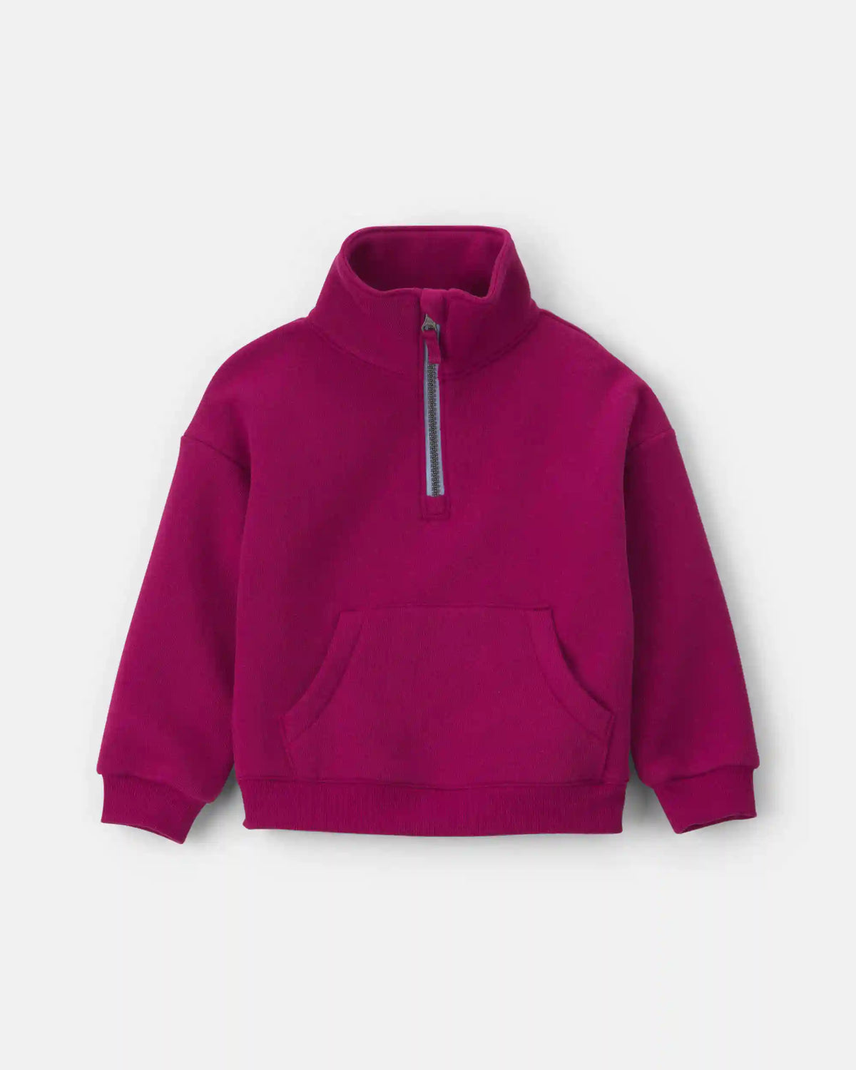 Toddler Girl Fleece Pullover Sweatshirt - Burgundy
