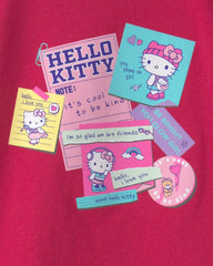 Girls Hello Kitty Graphic Tee - Red