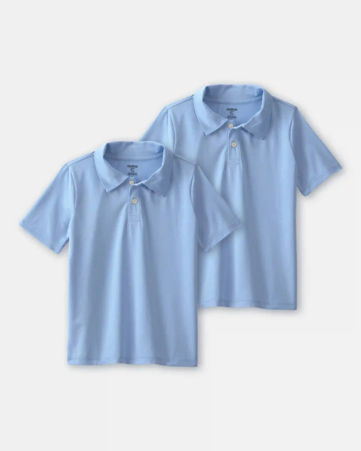 Boys 2-Pack Uniform Active Polo Shirts - Blue