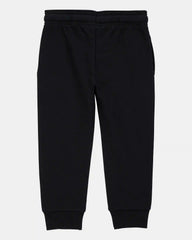 Baby Boy Pull-On Drawstring Joggers - Black