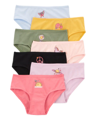 Kid 7-Pack Weekdays Hipster Stretch Cotton Undies