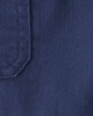 Baby Boy Twill Drawstring Shorts - Navy