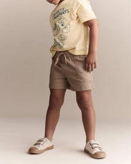 Toddler Boy Standard Shorts with Pockets - Khaki
