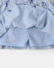 Baby Girl 2-Piece Bluey™ Top & Skort Set - Yellow/Blue