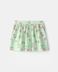 Girls Cherry Skort - Green