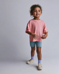 Toddler Girl Rolled Cuff Tee - Light Pink