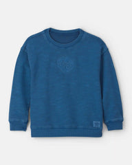 Toddler Boy OshKosh Logo French Terry Pullover Sweatshirt - Blue