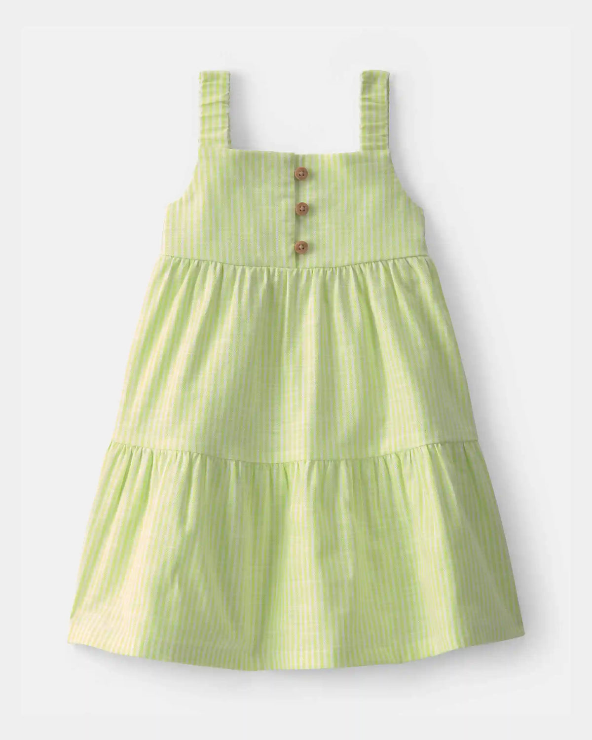 Baby Girl Tiered Dress - Green