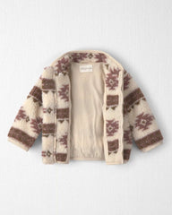 Baby Recycled Southwestern Teddy Fleece Jacket