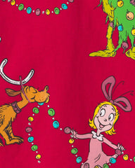 Toddler Girl Dr. Seuss™ The Grinch Christmas Long-Sleeve Graphic Tee - Red