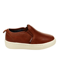 Toddler Faux Leather Casual Sneakers
