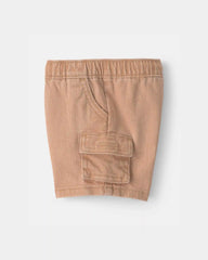 Baby Boy Cargo Pocket Shorts - Khaki