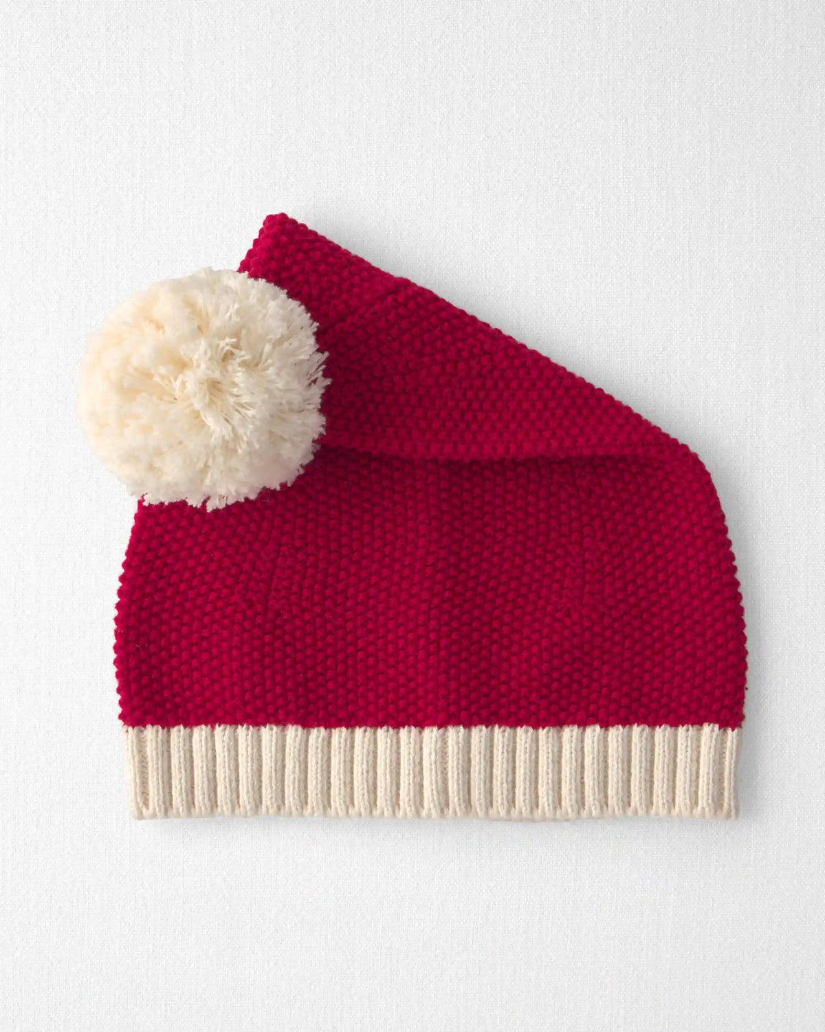 Baby Organic Cotton Sweater Knit Santa Hat