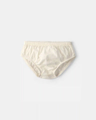 Baby Girl Floral Embroidered Chambray Dress