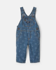 Baby Logo Denim Overalls - Light Wash