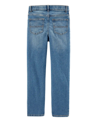 Kid Medium Wash Straight-Leg Jeans