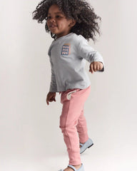 Toddler 'Hold My Juice Box' Long-Sleeve Relaxed Graphic Tee - Light Blue