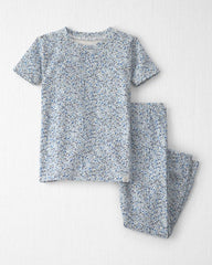 Toddler Girl 2-Piece Organic Cotton Pajamas in Meadow Bloom