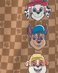 Toddler Boy Paw Patrol® Checkered Pull-On Pants - Brown