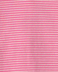 Toddler Girl 4-Piece Pets 100% Cotton Snug Fit Pajama Set - Pink/Cream