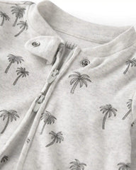 Baby Organic Cotton Sleep & Play Pajamas in Palm Trees