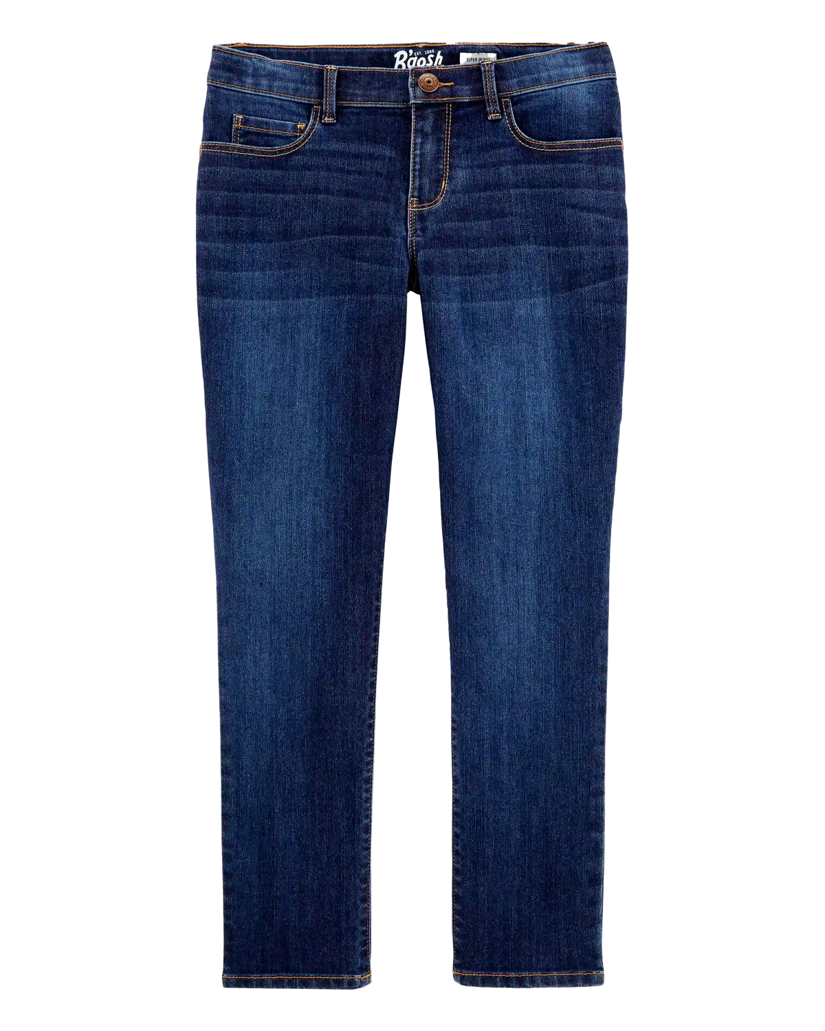 Kid Dark Wash Plus-Fit Skinny-Leg Jeans