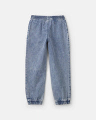 Boys Denim Relaxed Joggers - Light Wash