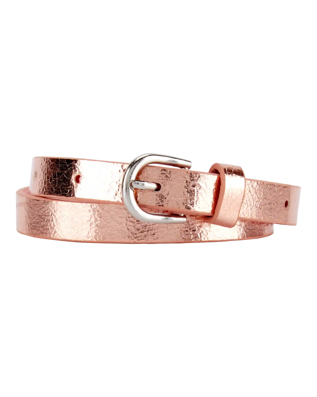 Rose Gold Metallic Belt
