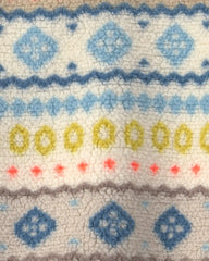 Boys Fair Isle Teddy Fleece Pullover Sweatshirt