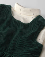 Toddler Girl 2-Piece Organic Cotton Corduroy Jumper Set