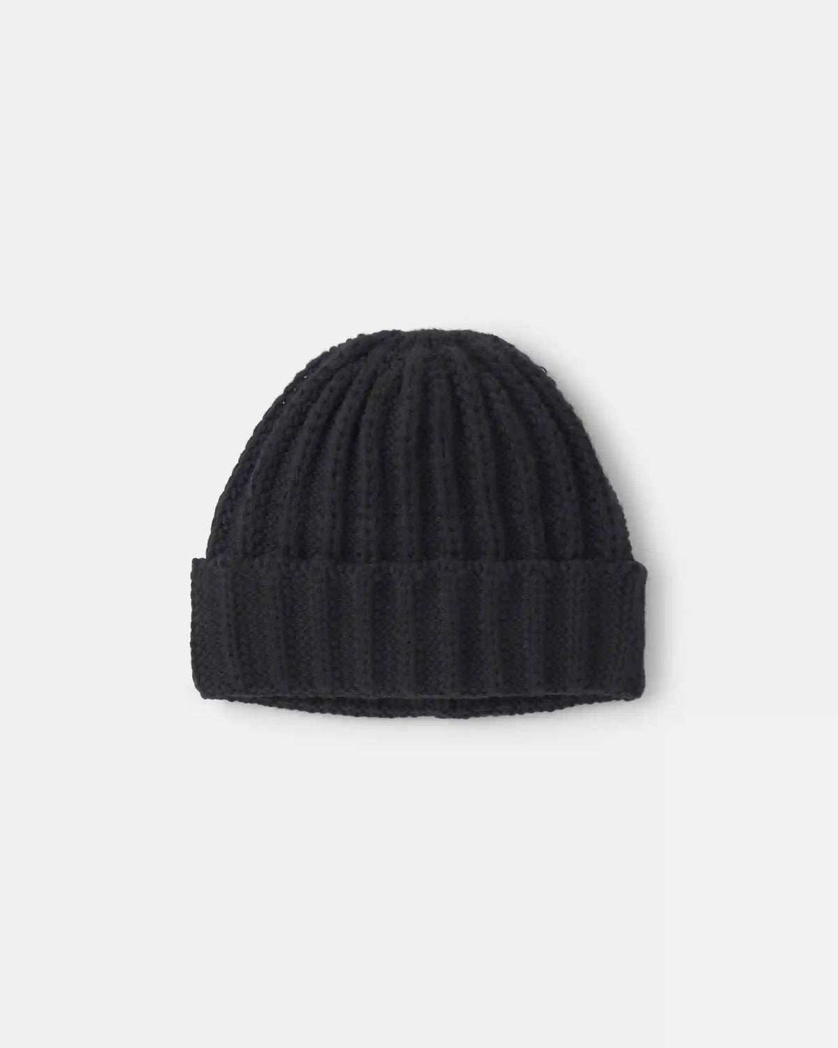 Toddler Boy Ribbed Beanie - Black