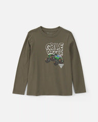 Boys 3-Pack Monster Jam Long-Sleeve Multipack Tops