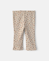 Baby Girl 2-Piece Floral Long-Sleeve Bodysuit & Pant Set - Cream