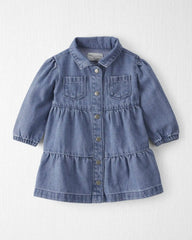 Baby Girl Organic Cotton Denim Dress