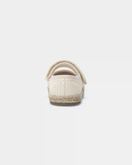 Toddler Girl Woven Casual Shoes - Cream