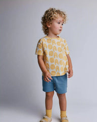 Toddler Relaxed Graphic Tee in Otter Avenue Print - Yellow