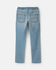 Boys Denim Tapered Jeans - Light Wash
