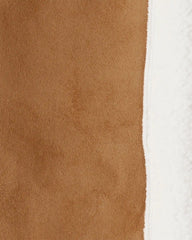 Girls Fleece Sleeveless Vest - Brown