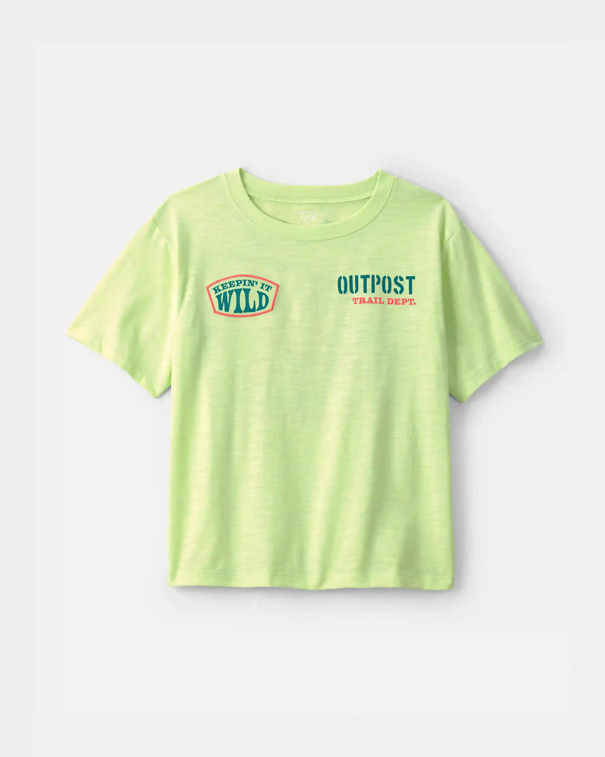 Boys 'Keepin' It Wild' Frog Graphic Tee - Green