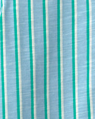 Boys Striped Short-Sleeve Button-Down Shirt - Blue