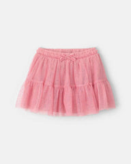 Toddler Girl Polka Dot Skort - Pink