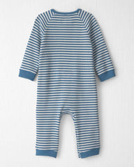 Baby Organic Cotton Waffle Knit Jumpsuit