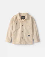 Toddler Canvas Jacket - Ivory