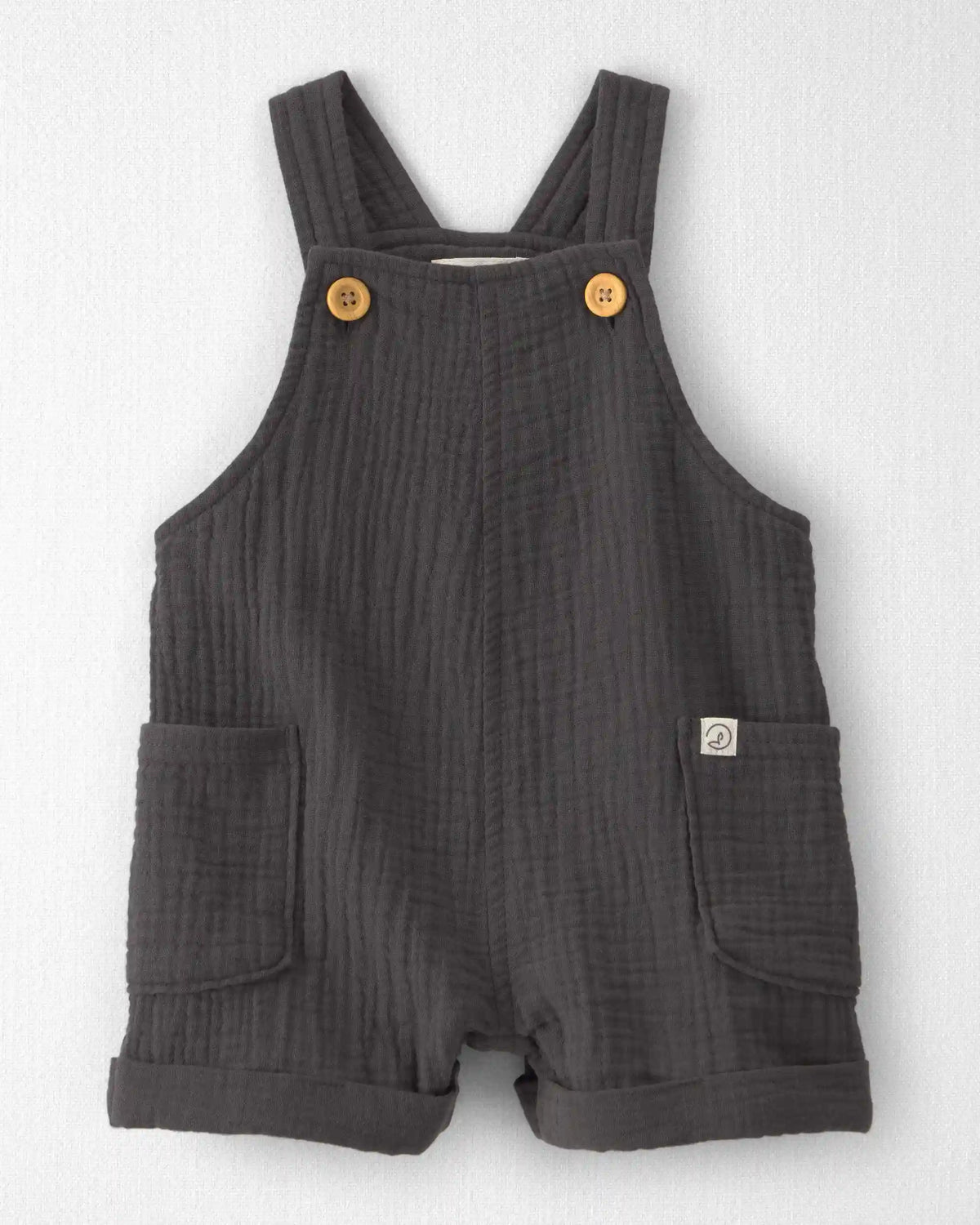 Baby Organic Cotton Gauze Shortalls