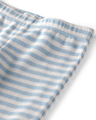 Baby Organic Cotton Footed Pants in Stripes