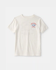 Boys Piranha Graphic Tee - Ivory
