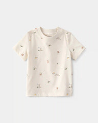Baby Boy 2-Piece Easter Bunny Shortall Set - Blue/Cream