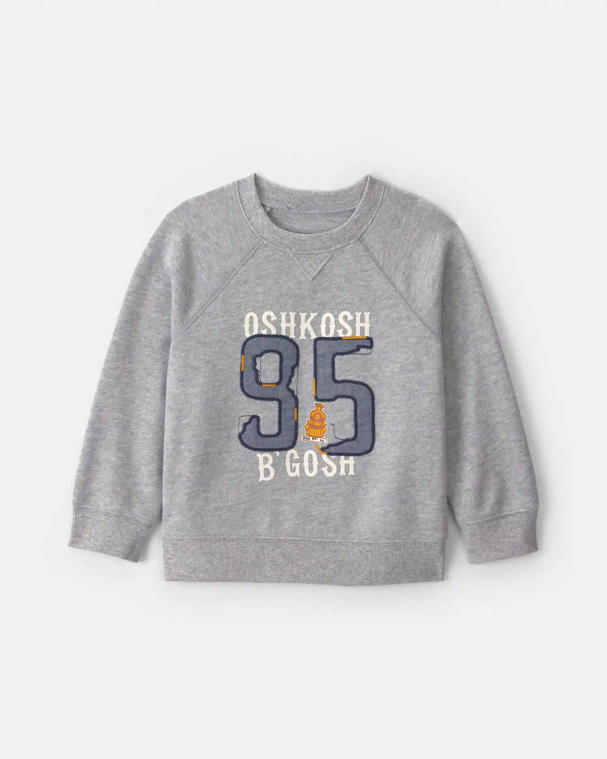 Toddler Boy 'OshKosh' French Terry Pullover Sweatshirt - Grey