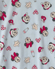 Kids 2-Piece Disney Mickey Mouse Christmas 100% Cotton Snug Fit Pajama Set - Blue